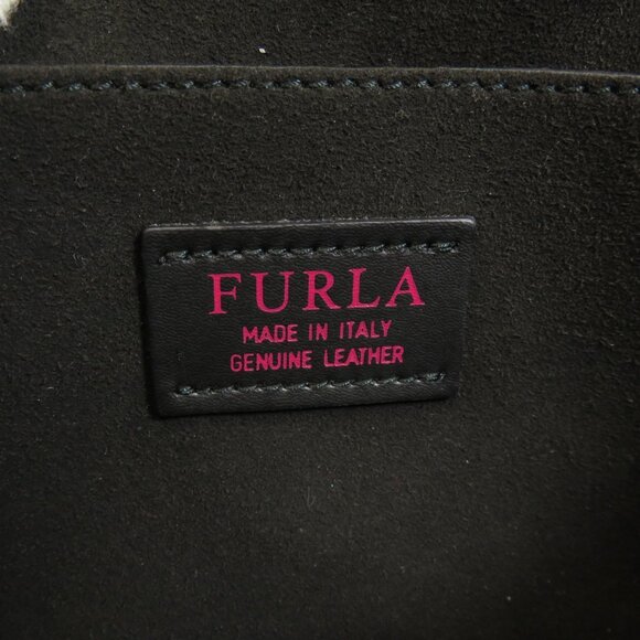 Furla Logo Leather Shoulder Bag - Picture 6 of 10